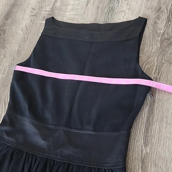 DVF Diane Von Furstenburg Zanne Ruched W/ Pockets Sheath Dress Black Size 6 - Picture 5 of 10